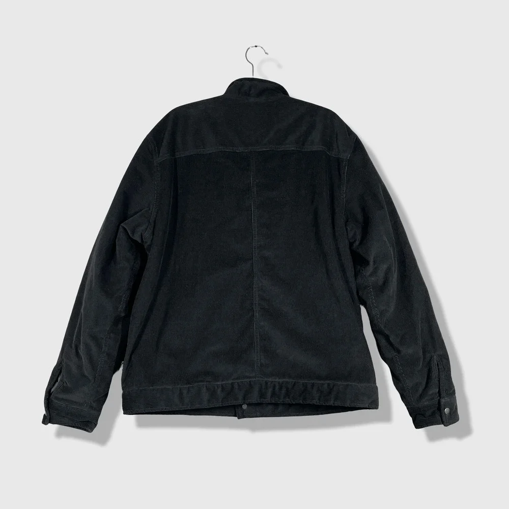 The North Face Corduroy Sherpa Lined Jacket Mens Large Black Workwear Gorpcore